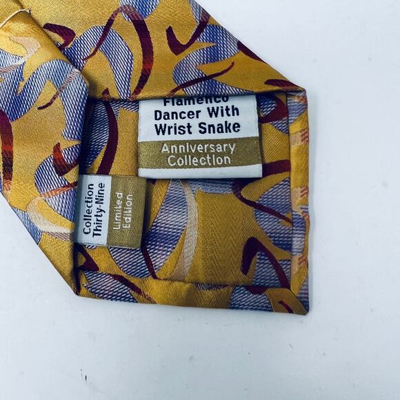 J Garcia Silk Tie Flamenco Dancer w Wrist Snake Anniversary Collection - Picture 3 of 5